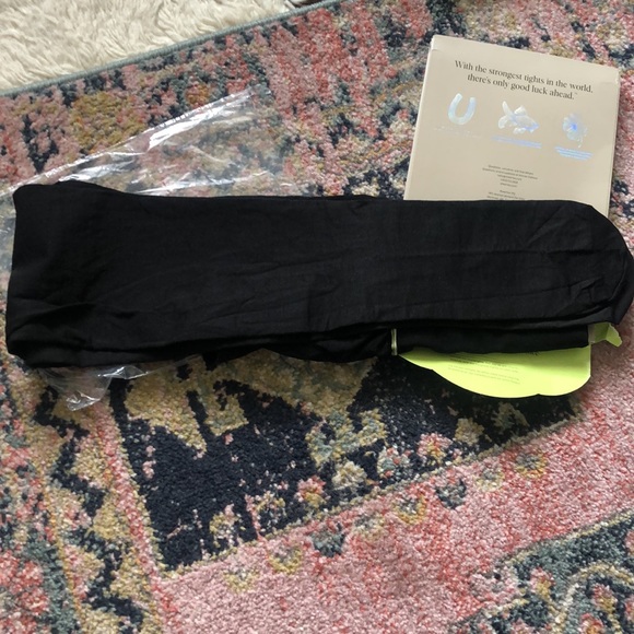 Sheertex Luxury Semi-Sheer Rip-Resist Tights Black XLOpaque Sheen